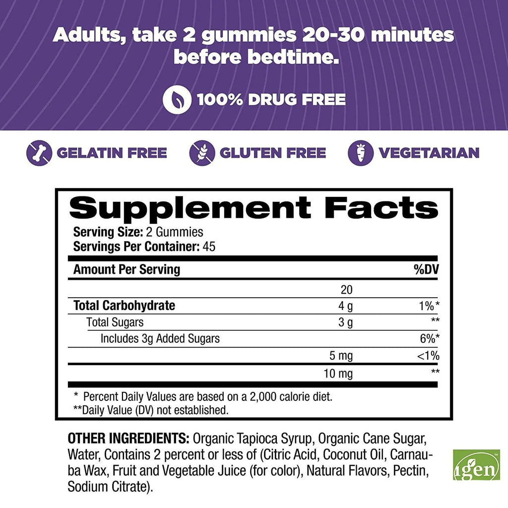 Strawberry 10mg Melatonin Sleep Gummies